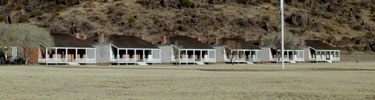 Officers Row at Fort Davis National Historic Site.